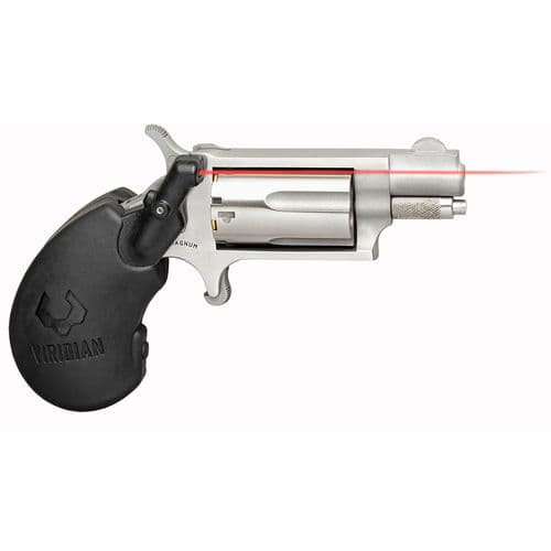 North American Arms 22MSVL Mini-Revolver 22 Mag 5rd 1.13" Overall Stainless Steel with Viridian Laser Black Polymer Grip North American Arms 22MSVL Mini-Revolver 22 Mag 5rd 1.13" Overall Stainless Steel with Viridian Laser Black Polymer Grip