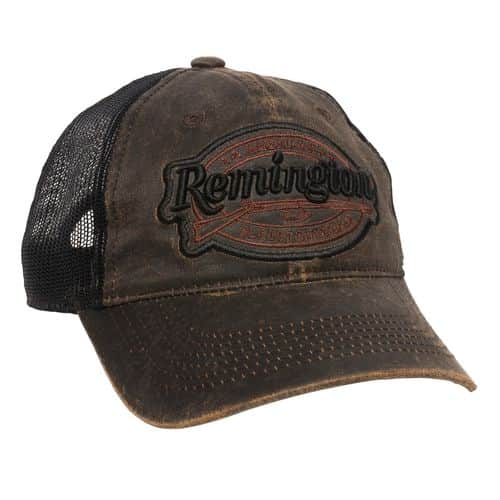 Outdoor Cap RM17A Remington Cap Cotton Black/Brown Unstructured OSFA Outdoor Cap RM17A Remington Cap Cotton Black/Brown Unstructured OSFA