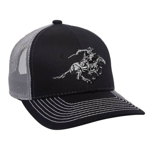 Outdoor Cap WIN46B Winchester Cap Cotton Twill Black/Light Gray Structured OSFA Outdoor Cap WIN46B Winchester Cap Cotton Twill Black/Light Gray Structured OSFA