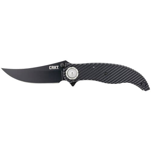 CRKT 2640 Clever Girl 4.10" Folding Plain Black TiN D2 Steel Blade G10 Black Handle CRKT 2640 Clever Girl 4.10" Folding Plain Black TiN D2 Steel Blade G10 Black Handle