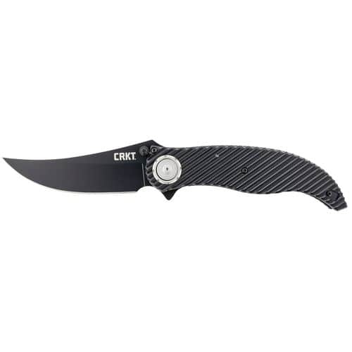 CRKT 2640 Clever Girl 4.10" Folding Plain Black TiN D2 Steel Blade G10 Black Handle CRKT 2640 Clever Girl 4.10" Folding Plain Black TiN D2 Steel Blade G10 Black Handle