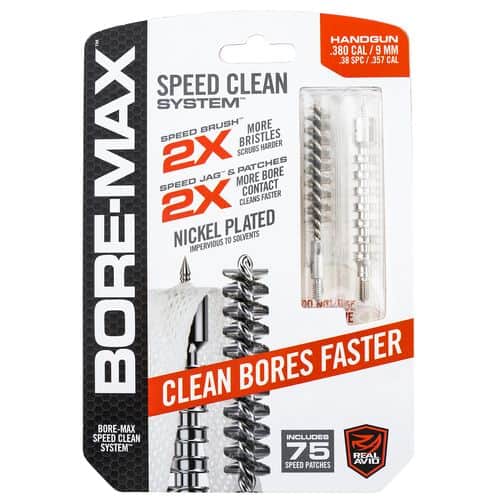 Real Avid AVBMSET9MM Bore-Max Speed Clean Upgrade Set 9mm Luger Pistol Real Avid AVBMSET9MM Bore-Max Speed Clean Upgrade Set 9mm Luger Pistol