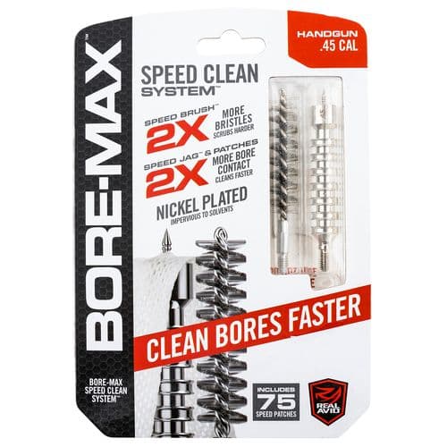 Real Avid AVBMSET45 Bore-Max Speed Clean Upgrade Set 45 Cal Pistol Real Avid AVBMSET45 Bore-Max Speed Clean Upgrade Set 45 Cal Pistol