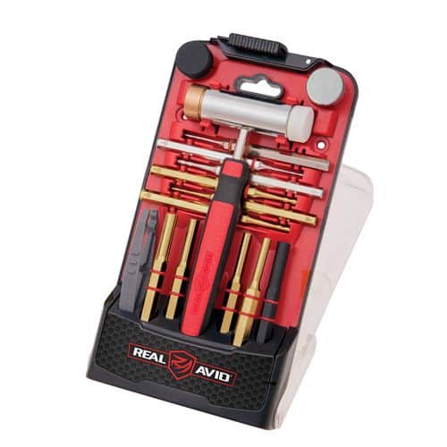 Real Avid AVHPS-B Hammer and Punch Set Universal Brass/Nylon/Steel Real Avid AVHPS-B Hammer and Punch Set Universal Brass/Nylon/Steel