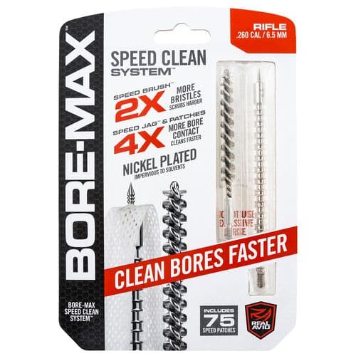 Real Avid AVBMSET65MM Bore-Max Speed Clean Upgrade Set 6.5mm Rifle Real Avid AVBMSET65MM Bore-Max Speed Clean Upgrade Set 6.5mm Rifle