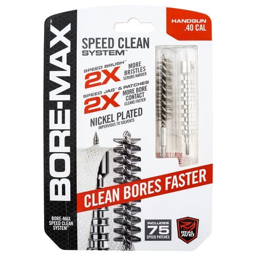 Real Avid AVBMSET40 Bore-Max Speed Clean Upgrade Set 40 Cal Pistol Real Avid AVBMSET40 Bore-Max Speed Clean Upgrade Set 40 Cal Pistol