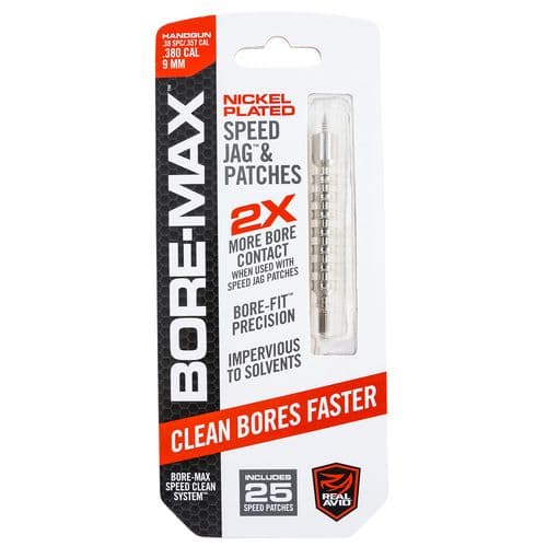 Real Avid AVBMJAG9MM Bore-Max Speed Jag 9mm Luger Pistol Nickel-Plated Real Avid AVBMJAG9MM Bore-Max Speed Jag 9mm Luger Pistol Nickel-Plated