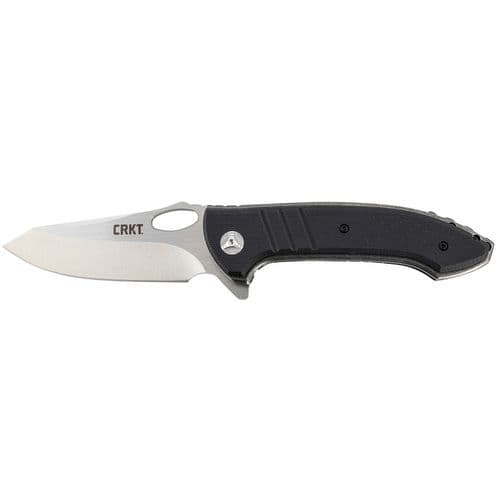 CRKT 5820 Avant Tac 3.63" Folding Sheepsfoot Plain Satin 8Cr13MoV SS Blade G10 Black Handle CRKT 5820 Avant Tac 3.63" Folding Sheepsfoot Plain Satin 8Cr13MoV SS Blade G10 Black Handle