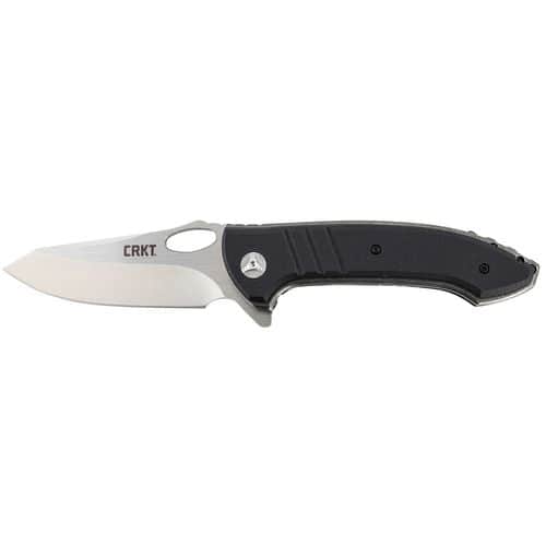 CRKT 5820 Avant Tac 3.63" Folding Sheepsfoot Plain Satin 8Cr13MoV SS Blade G10 Black Handle CRKT 5820 Avant Tac 3.63" Folding Sheepsfoot Plain Satin 8Cr13MoV SS Blade G10 Black Handle