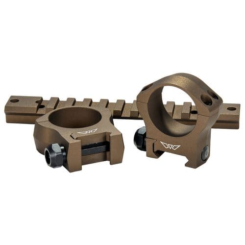 Warne 7201BB Mountain Tech Scope Ring Set Picatinny/Weaver Fixed 1" Medium Burnt Bronze Cerakote Warne 7201BB Mountain Tech Scope Ring Set Picatinny/Weaver Fixed 1" Medium Burnt Bronze Cerakote