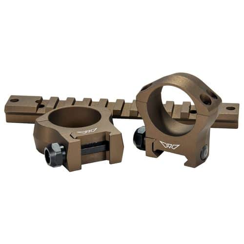 Warne 7201BB Mountain Tech Scope Ring Set Picatinny/Weaver Fixed 1" Medium Burnt Bronze Cerakote Warne 7201BB Mountain Tech Scope Ring Set Picatinny/Weaver Fixed 1" Medium Burnt Bronze Cerakote