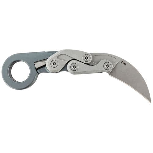 CRKT 4045 Provoke Compact 2.26" Folding Hawkbill Plain Stonewash D2 Steel Blade 6061 Aluminum Handle CRKT 4045 Provoke Compact 2.26" Folding Hawkbill Plain Stonewash D2 Steel Blade 6061 Aluminum Handle