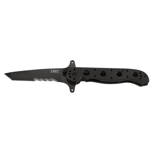 CRKT M16-13SFG M16 13SFG 3.50" Folding Tanto Veff Serrated 1.4116 TiN Blade G10 Black Handle CRKT M16-13SFG M16 13SFG 3.50" Folding Tanto Veff Serrated 1.4116 TiN Blade G10 Black Handle