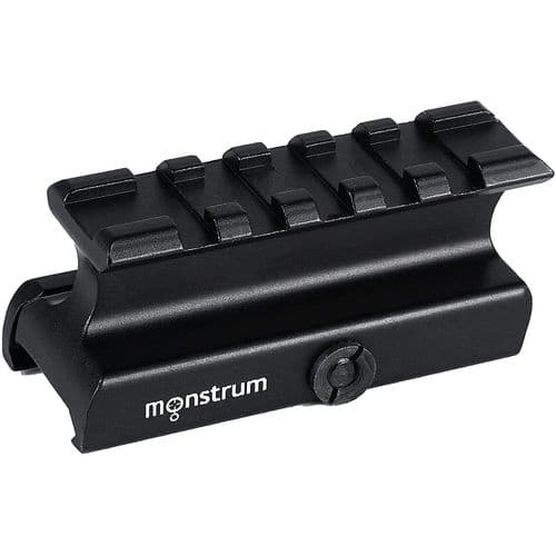 Warne 6102M Red Dot Riser Picatinny Black Anodized MSR .805"/.985" Mount Height Picatinny Rail Warne 6102M Red Dot Riser Picatinny Black Anodized MSR .805"/.985" Mount Height Picatinny Rail