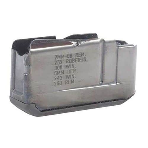 REM Arms Accessories R19636 OEM Blued Detachable 4rd for 243,308 Win; 260,7mm-08,6mm Rem; 257 Roberts Remington SA Model Six, 7600, 760, 76 REM Arms Accessories R19636 OEM Blued Detachable 4rd for 243,308 Win; 260,7mm-08,6mm Rem; 257 Roberts Remington SA Model Six, 7600, 760, 76