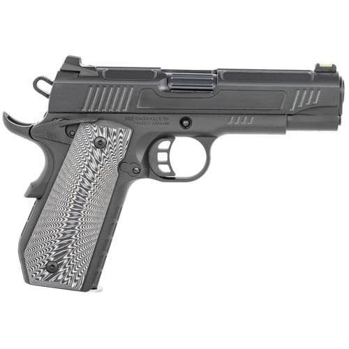 SDS Imports 1911B45 1911 Bantam 45 ACP 4.25" 8+1 (2) Black Cerakote Black Cerakote Steel Commander Length Slide Black G10 Grip SDS Imports 1911B45 1911 Bantam 45 ACP 4.25" 8+1 (2) Black Cerakote Black Cerakote Steel Commander Length Slide Black G10 Grip