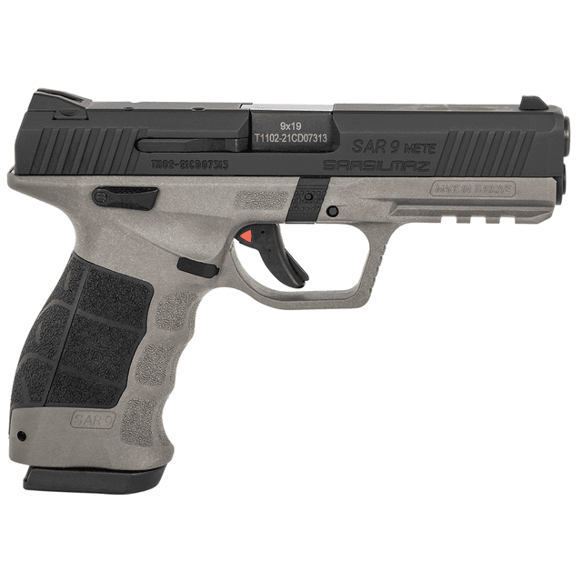 SAR USA SAR9 Mete Platinum Cerakote 9mm Semi Automatic Handgun SAR USA SAR9 Mete Platinum Cerakote 9mm Semi Automatic Handgun