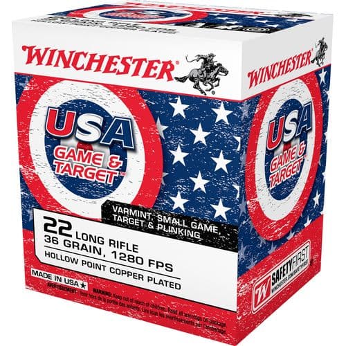 Winchester Ammo USA Wildcat 22 LR 40 gr Lead Round Nose (LRN) - USA22LR Winchester Ammo USA Wildcat 22 LR 40 gr Lead Round Nose (LRN) - USA22LR