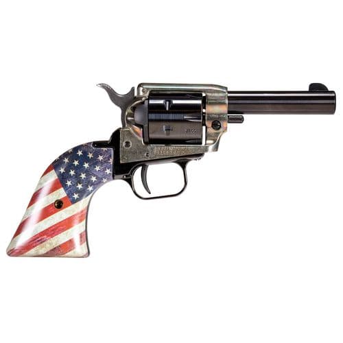 Heritage Mfg BK22CH3USFLAG Barkeep 22 LR 6rd 3.60" Black Barrel & Cylinder Simulated Case Hardened Steel Frame with American Flag Polymer Grip Heritage Mfg BK22CH3USFLAG Barkeep 22 LR 6rd 3.60" Black Barrel & Cylinder Simulated Case Hardened Steel Frame with American Flag Polymer Grip