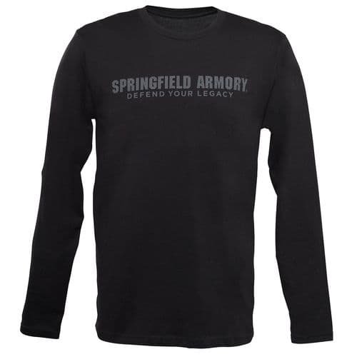 Springfield Armory GEP1664L Defend Your Legacy Men's Black Long Sleeve Large Springfield Armory GEP1664L Defend Your Legacy Men's Black Long Sleeve Large