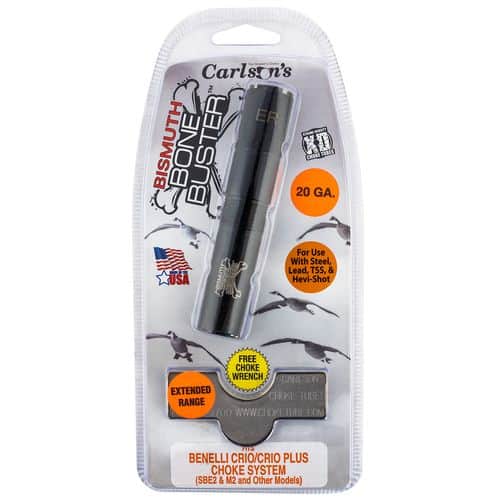 Carlson's Choke Tubes 09217 Bismuth Bone Buster Benelli Crio/Crio Plus 20 Gauge Extended Range 17-4 Stainless Steel Carlson's Choke Tubes 09217 Bismuth Bone Buster Benelli Crio/Crio Plus 20 Gauge Extended Range 17-4 Stainless Steel