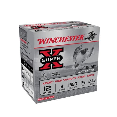 Winchester Ammo WEX12323 X-pert Waterfowl 12 Gauge 3" 1 1/8 oz 2 Shot 3 Shot 25 Bx/ 10 Cs Winchester Ammo WEX12323 X-pert Waterfowl 12 Gauge 3" 1 1/8 oz 2 Shot 3 Shot 25 Bx/ 10 Cs