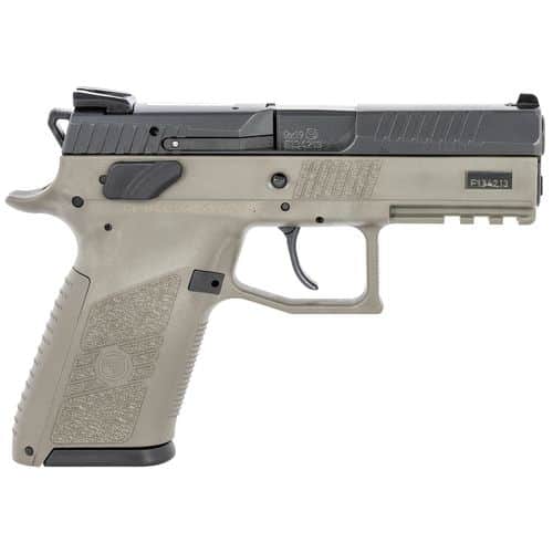 CZ-USA 89077 P-07 9mm Luger 3.75" 15+1 OD Green Polymer Frame Black Steel Slide OD Green Interchangeable Backstrap Grip Fixed Sights CZ-USA 89077 P-07 9mm Luger 3.75" 15+1 OD Green Polymer Frame Black Steel Slide OD Green Interchangeable Backstrap Grip Fixed Sights