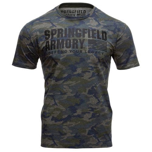 Springfield Armory GEP7128S Vintage Camo Mens T-Shirt Camo Small Short Sleeve Springfield Armory GEP7128S Vintage Camo Mens T-Shirt Camo Small Short Sleeve