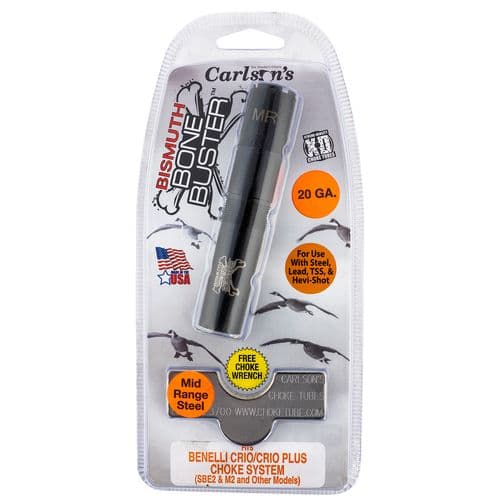 Carlson's Choke Tubes 09216 Bismuth Bone Buster Benelli Crio/Crio Plus 20 Gauge Mid-Range 17-4 Stainless Steel Carlson's Choke Tubes 09216 Bismuth Bone Buster Benelli Crio/Crio Plus 20 Gauge Mid-Range 17-4 Stainless Steel