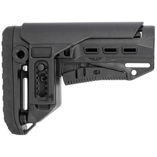 NcStar DLG-130-052 Compact PCP52 Mil-Spec Stock Black Synthetic Collapsible with Adjustable Cheekpiece NcStar DLG-130-052 Compact PCP52 Mil-Spec Stock Black Synthetic Collapsible with Adjustable Cheekpiece