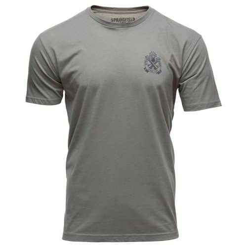 Springfield Armory GEP71222X Out West Mens T-Shirt Stone Gray 2XL Short Sleeve Springfield Armory GEP71222X Out West Mens T-Shirt Stone Gray 2XL Short Sleeve