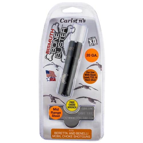 Carlson's Choke Tubes 09214 Bismuth Bone Buster Benelli/Beretta MobilChoke 20 Gauge Mid-Range 17-4 Stainless Steel Carlson's Choke Tubes 09214 Bismuth Bone Buster Benelli/Beretta MobilChoke 20 Gauge Mid-Range 17-4 Stainless Steel