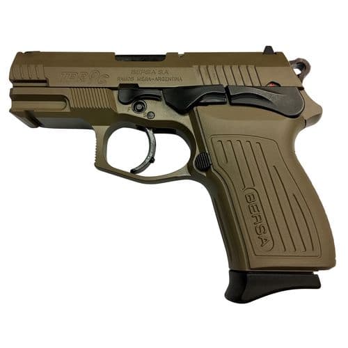 Bersa TPR9CFDE TPR Compact 9mm Luger 3.25" 13+1 Flat Dark Earth Steel Slide & Polymer Grip Bersa TPR9CFDE TPR Compact 9mm Luger 3.25" 13+1 Flat Dark Earth Steel Slide & Polymer Grip