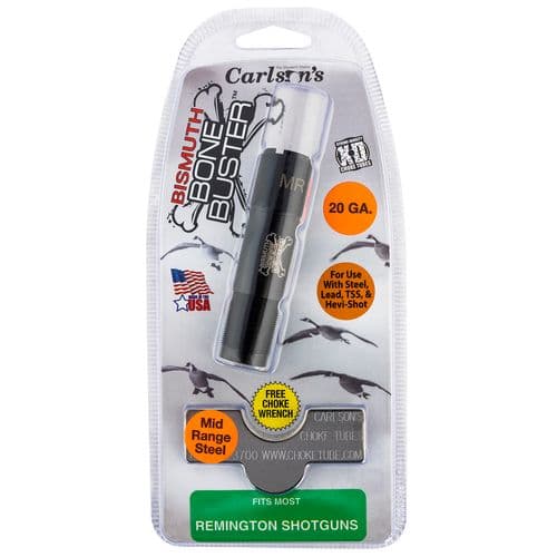 Carlson's Choke Tubes 09216 Bismuth Bone Buster Rem Choke 20 Gauge Mid-Range 17-4 Stainless Steel Carlson's Choke Tubes 09216 Bismuth Bone Buster Rem Choke 20 Gauge Mid-Range 17-4 Stainless Steel
