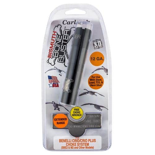 Carlson's Choke Tubes 09203 Bismuth Bone Buster Benelli Crio/Crio Plus 12 Gauge Extended Range 17-4 Stainless Steel Carlson's Choke Tubes 09203 Bismuth Bone Buster Benelli Crio/Crio Plus 12 Gauge Extended Range 17-4 Stainless Steel