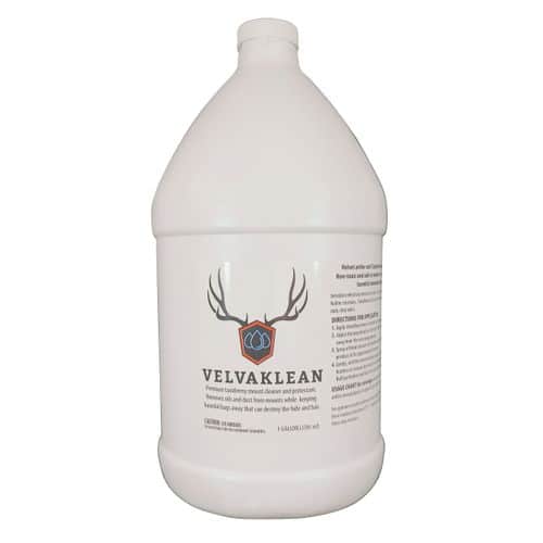 Velvet Antler Tech VelvaKlean Velvet Antler & Mount Cleaner 1 Gallon Jug Velvet Antler Tech VelvaKlean Velvet Antler & Mount Cleaner 1 Gallon Jug