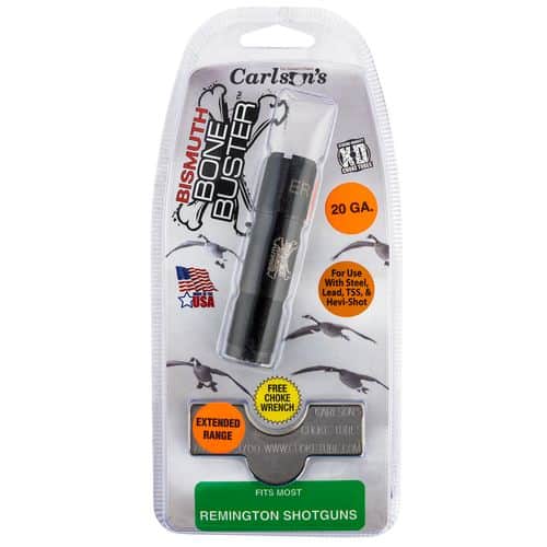 Carlson's Choke Tubes 09217 Bismuth Bone Buster Rem Choke 20 Gauge Extended Range 17-4 Stainless Steel Carlson's Choke Tubes 09217 Bismuth Bone Buster Rem Choke 20 Gauge Extended Range 17-4 Stainless Steel