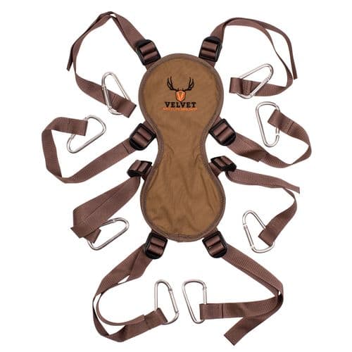 Velvet Antler Tech Trophy Head Harness Brown Nylon Up to 150 lbs Velvet Antler Tech Trophy Head Harness Brown Nylon Up to 150 lbs