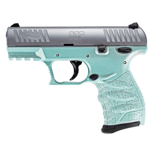 Walther Arms 5083512 CCP M2 9mm Luger 3.54" 8+1 Angel Blue Polymer Frame Stainless Steel Slide Angel Blue Polymer Grip Walther Arms 5083512 CCP M2 9mm Luger 3.54" 8+1 Angel Blue Polymer Frame Stainless Steel Slide Angel Blue Polymer Grip