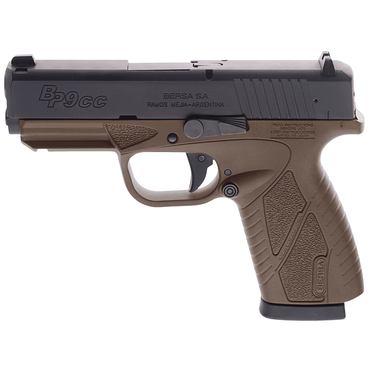 Bersa BP9DECC BPCC Sub-Compact 9mm Semi Automatic Pistol Bersa BP9DECC BPCC Sub-Compact 9mm Semi Automatic Pistol