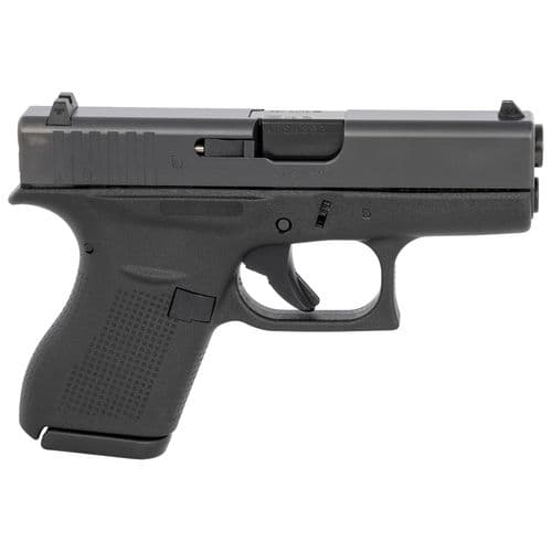 Glock G42US G42 Gen3 Compact 380 ACP 3.25" 6+1 Black Polymer Frame Black Steel Slide Black Polymer Grip Glock G42US G42 Gen3 Compact 380 ACP 3.25" 6+1 Black Polymer Frame Black Steel Slide Black Polymer Grip