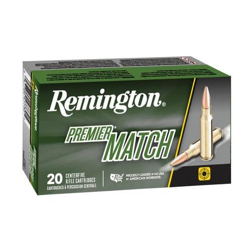 Remington Ammunition 20001 Premier Match 6.5 Creedmoor 107 gr Boat-Tail Hollow Point (BTHP) 20 Bx/ 10 Cs 2 Remington Ammunition 20001 Premier Match 6.5 Creedmoor 107 gr Boat-Tail Hollow Point (BTHP) 20 Bx/ 10 Cs 2