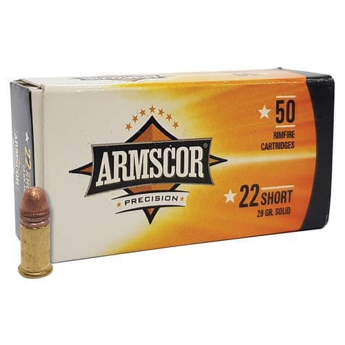 Armscor 50415 Rimfire 1 Brick 22 Short 29 gr Soft Point (SP) copper plated 500 Bx/ 10 Cs Armscor 50415 Rimfire 1 Brick 22 Short 29 gr Soft Point (SP) copper plated 500 Bx/ 10 Cs