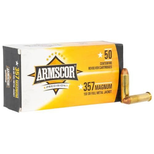 Armscor 50422 Pistol Ammo 357 Mag 158 gr Full Metal Jacket (FMJ) 50 Bx/ 20 Cs Armscor 50422 Pistol Ammo 357 Mag 158 gr Full Metal Jacket (FMJ) 50 Bx/ 20 Cs