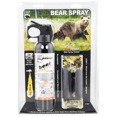 UDAP 15SO Bear Spray OC Pepper 30 ft Range 9.20 oz UDAP 15SO Bear Spray OC Pepper 30 ft Range 9.20 oz