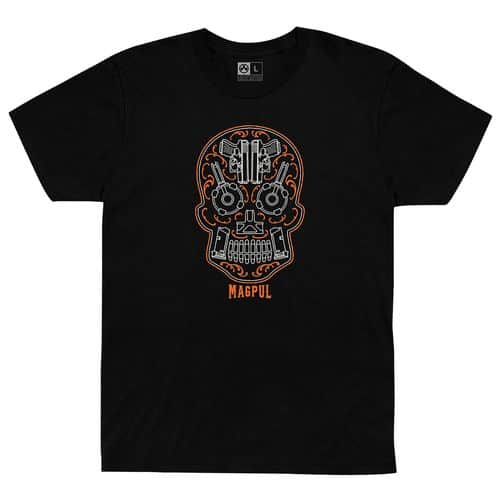 Magpul MAG1217001M Sugar Skull Men's T-Shirt Black Short Sleeve Medium Magpul MAG1217001M Sugar Skull Men's T-Shirt Black Short Sleeve Medium