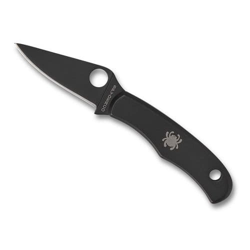 Spyderco C133BKP Bug 1.26" Folding Plain 3Cr13 Stainless Steel Blade Stainless w/Black Oxide Coating Handle Spyderco C133BKP Bug 1.26" Folding Plain 3Cr13 Stainless Steel Blade Stainless w/Black Oxide Coating Handle