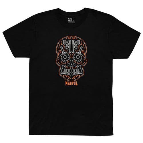 Magpul MAG12170013XL Sugar Skull Men's T-Shirt Black Short Sleeve 3XL Magpul MAG12170013XL Sugar Skull Men's T-Shirt Black Short Sleeve 3XL