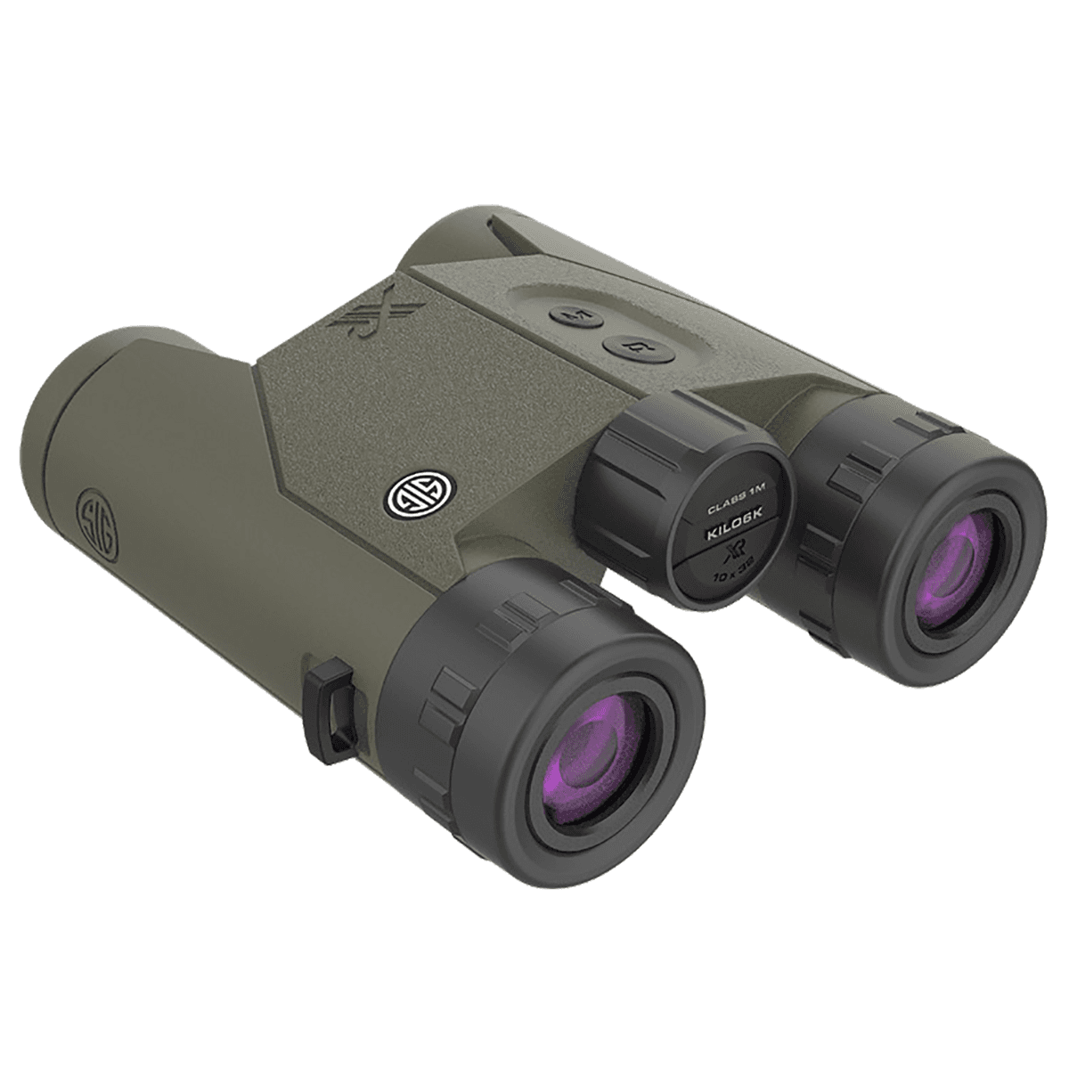 Sig Sauer Electro-Optics KILO6K HD Binocular Rangefinder with 6000 Yards Max Distance, OD Green, 10x32mm, Segmented OLED Display - SOK6K104 Sig Sauer Electro-Optics KILO6K HD Binocular Rangefinder with 6000 Yards Max Distance, OD Green, 10x32mm, Segmented OLED Display - SOK6K104