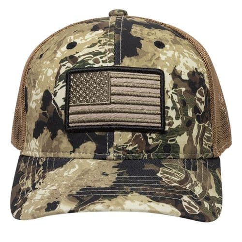 Outdoor Cap USA-170 USA Flag Veil Whitetail/Brown Adjustable Snapback OSFA Structured Outdoor Cap USA-170 USA Flag Veil Whitetail/Brown Adjustable Snapback OSFA Structured
